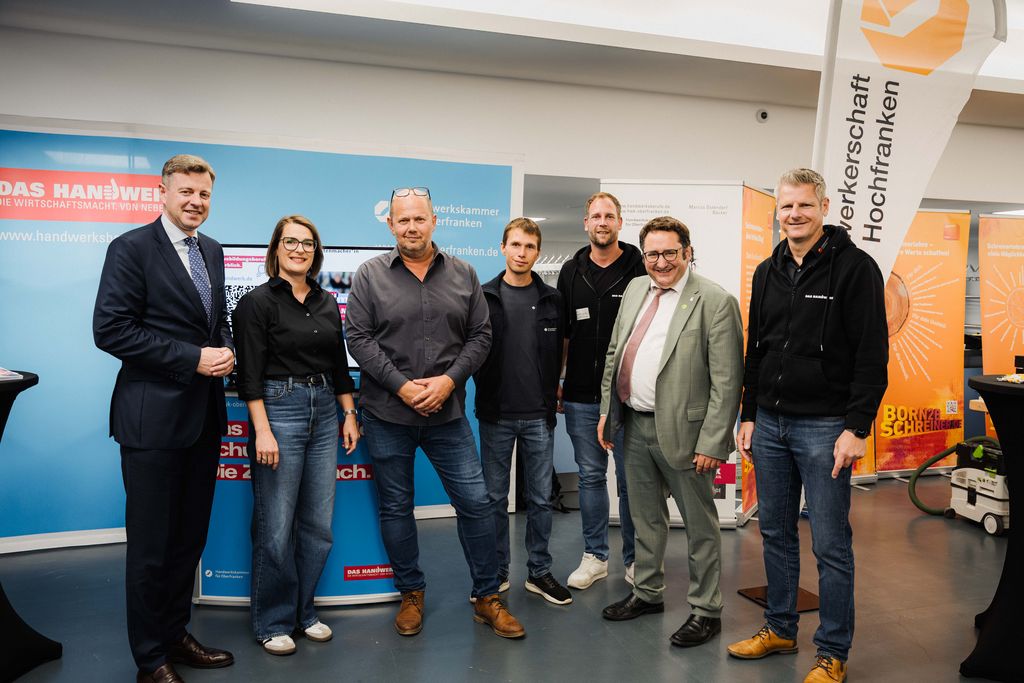 Impressionen der Schülerveranstaltungsreihe „Berufliche Bildung - Zukunft für alle“ in Hof.