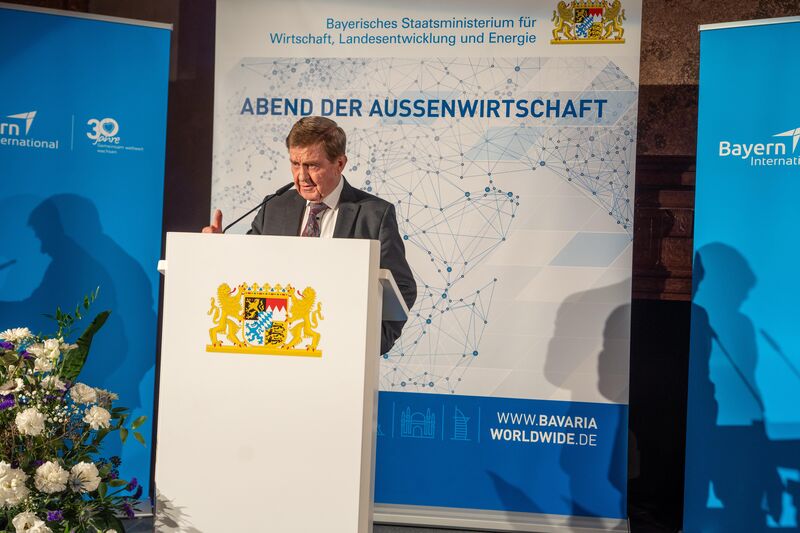 Impressionen des Abends der Außenwirtschaft 2026 in der Residenz München.