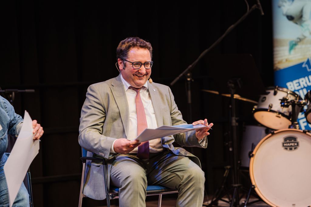 Impressionen der Schülerveranstaltungsreihe „Berufliche Bildung - Zukunft für alle“ in Hof.