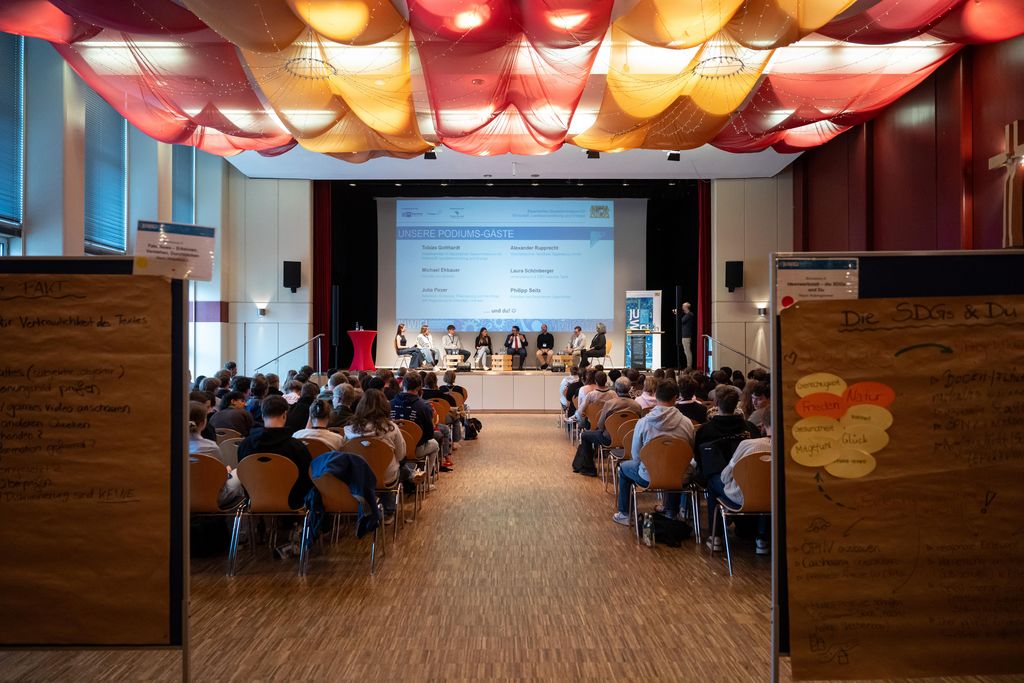 Impressionen des Jugendwirtschaftsgipfels 2025.