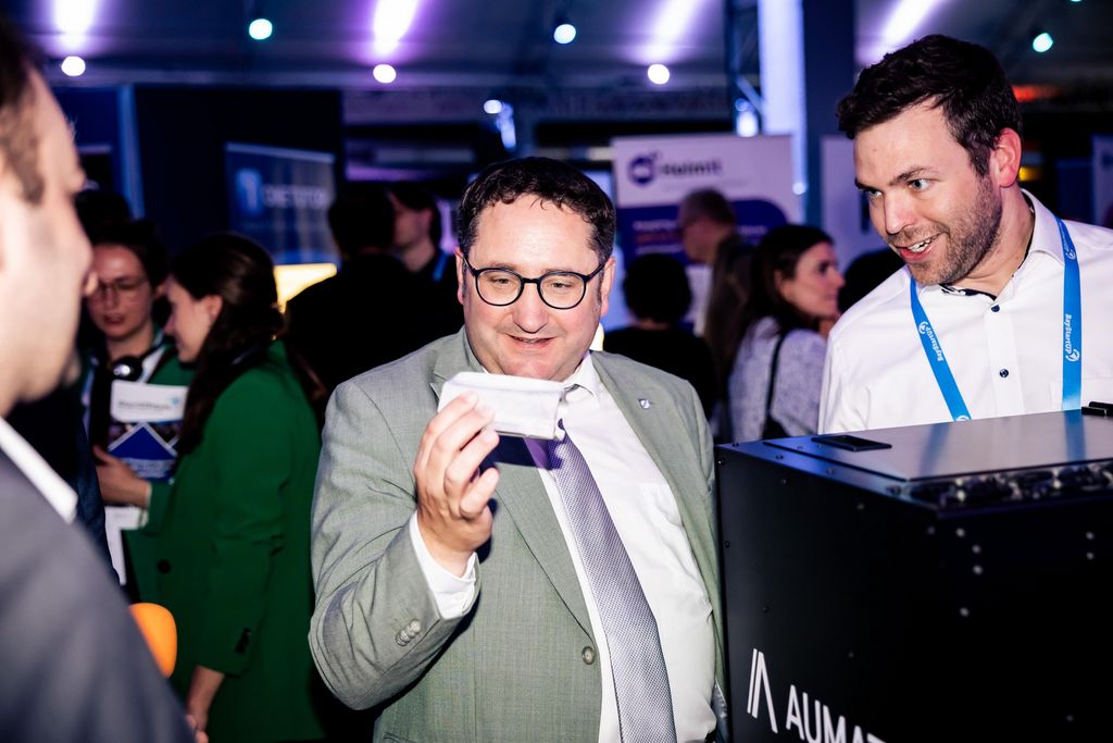 Impressionen der Veranstaltung anlässlich 30 Jahre Münchner Businessplanwettbewerb. 