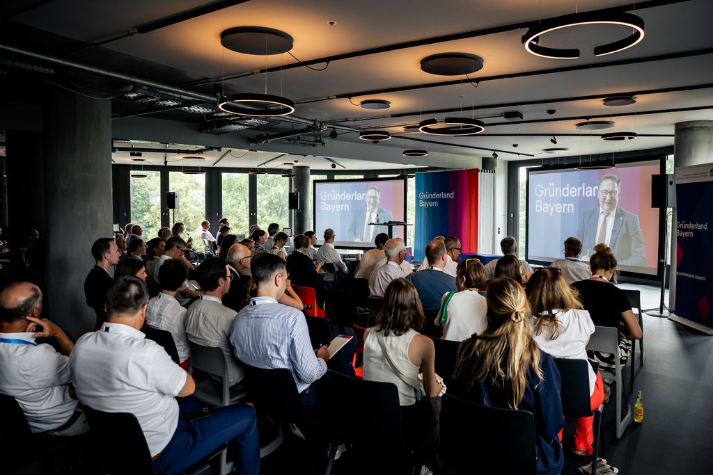 Impressionen des Gründerland Bayern Community Events. 