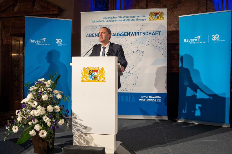 Impressionen des Abends der Außenwirtschaft 2026 in der Residenz München.
