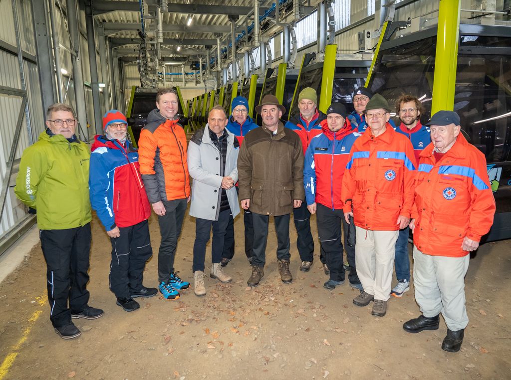 Impressionen der Eröffnung der Seilbahn Südseite Ochsenkopf in Warmensteinach.
