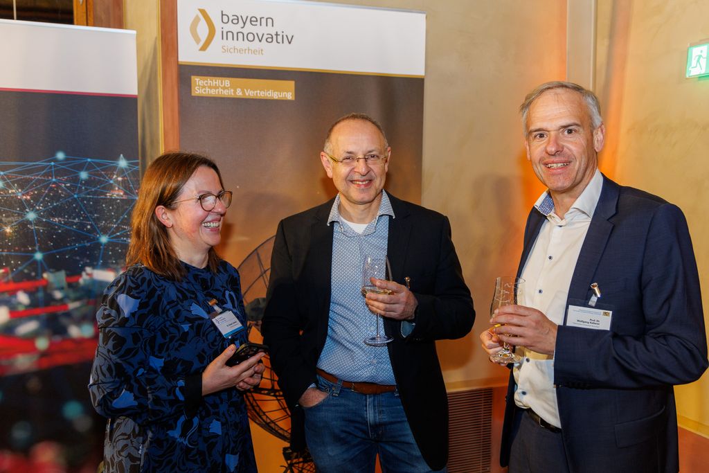 Cluster-Empfang für die Cluster-Offensive Bayern 