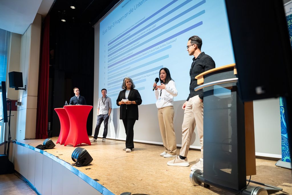 Impressionen des Jugendwirtschaftsgipfels 2025.