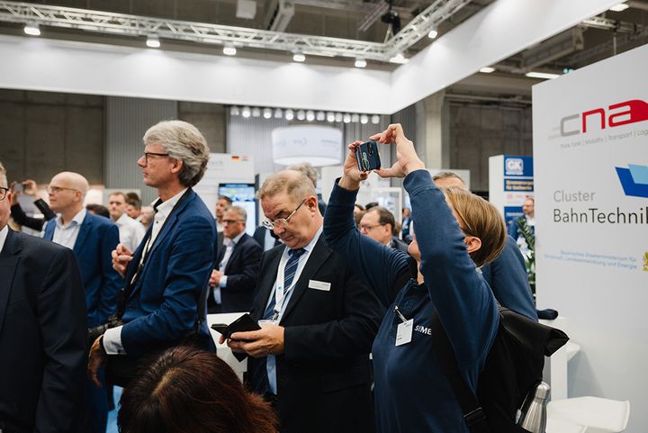 Impressionen des Cluster BahnTechnik auf der InnoTrans 