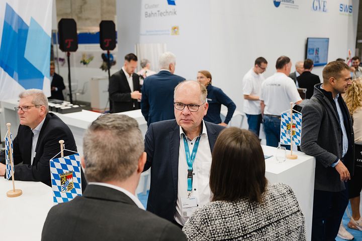 Impressionen des Cluster BahnTechnik auf der InnoTrans 