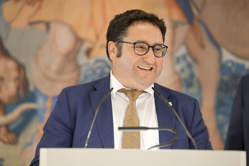 stmwi_25-03-12_036 Tobias Gotthardt (Staatssekretär im Bayerischen Wirtschaftsministeium) lädt am 12.03.2025 anlässlich der Internationalen Handwerksmesse zum Empfang in den Kaisersaal der Residenz München ein.