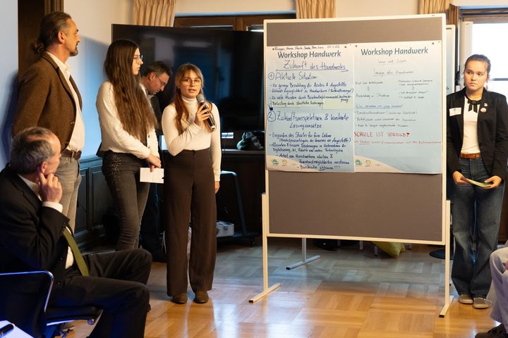 Impressionen des Bayerischen Jugendpolitiktages. 