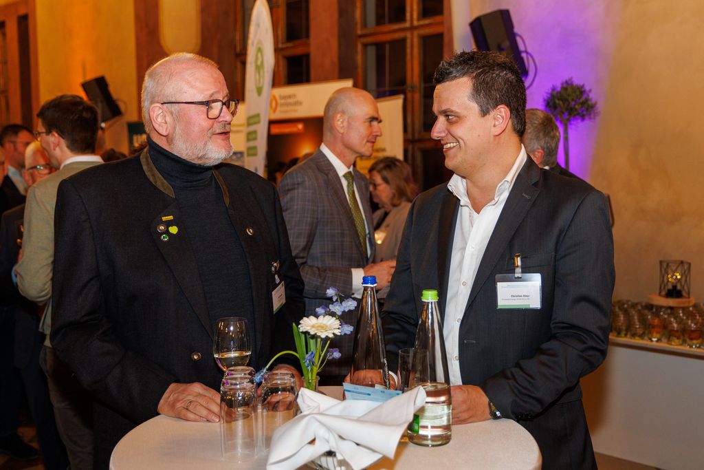 Cluster-Empfang für die Cluster-Offensive Bayern 