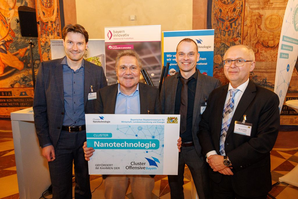 Cluster-Empfang für die Cluster-Offensive Bayern 