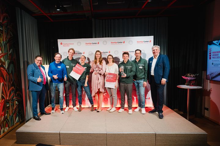 Impressionen der Verleihung des Münchner Gründerpreises der Stadtsparkasse München.