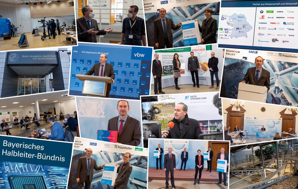 Impressionen der Arbeit von Staatsminister Hubert Aiwanger im Dezember 2021