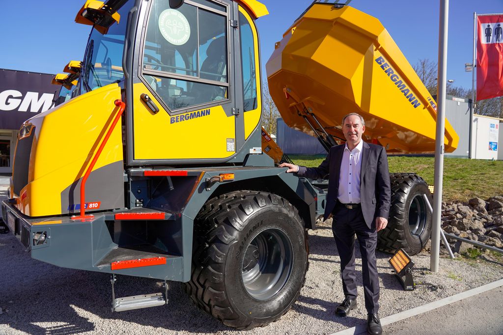 Impressionen des Messerundgangs auf der bauma.