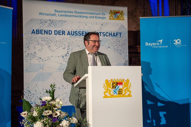 Impressionen des Abends der Außenwirtschaft 2026 in der Residenz München.