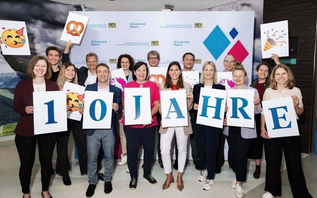 Das Team Gründerland Bayern (Foto: StMWi/A. Gebert)