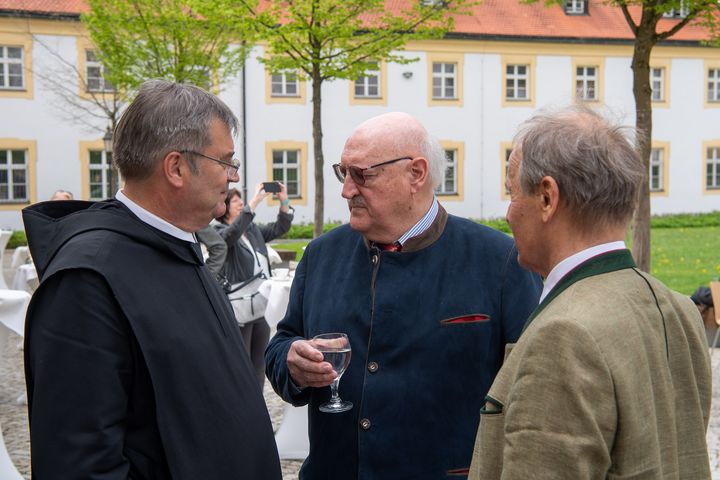 Impressionen der feierlichen Unterzeichnung des Pakts "Holzenergie Bayern". 