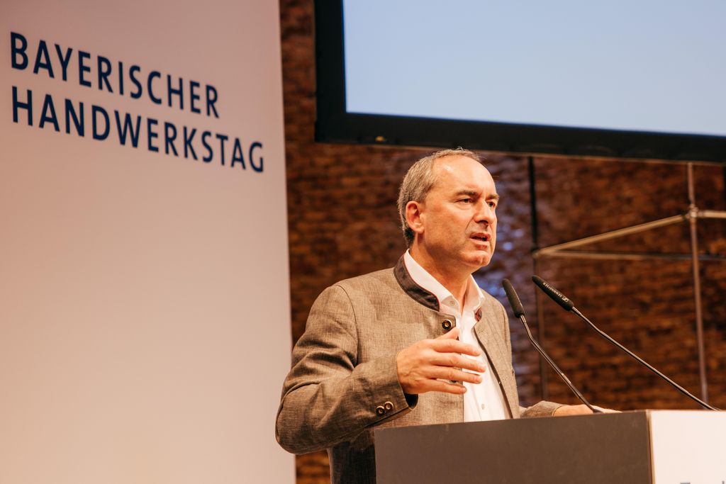 Impressionen des Bayerischen Tag des Handwerks 2025 mit anschließendem Staatsempfang.