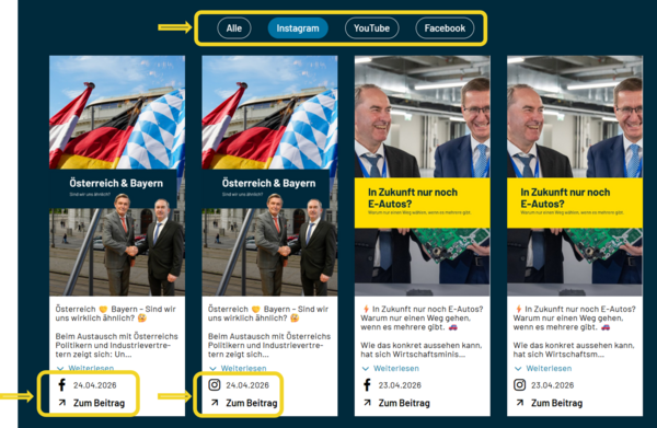 Bild Aufbau Social Wall