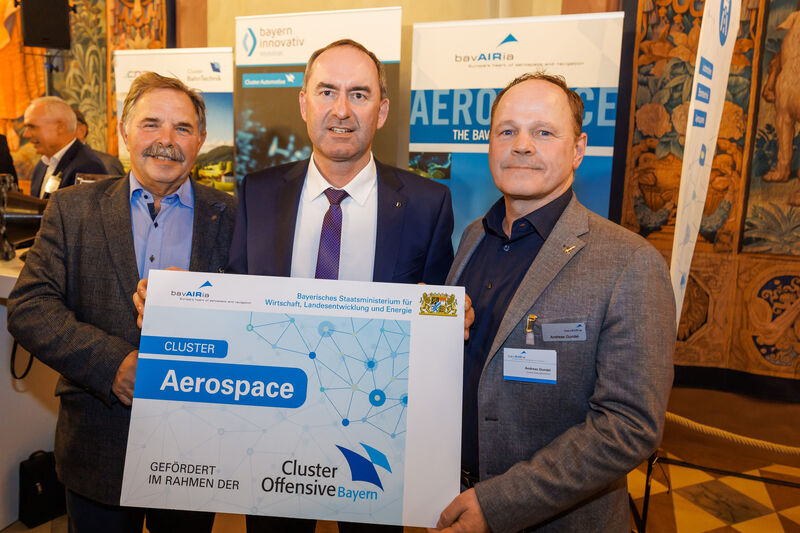 Cluster-Empfang für die Cluster-Offensive Bayern