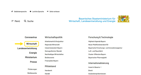 Bayerisches Staatsministerium für Wirtschaft, Landesentwicklung und Energie 