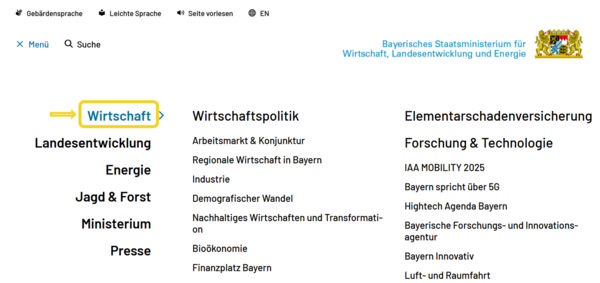Bayerisches Staatsministerium für Wirtschaft, Landesentwicklung und Energie 