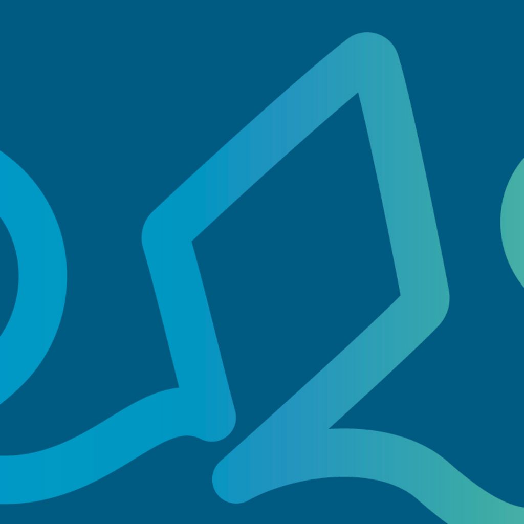 Schmuckbild: eine Breze, ein Karo und ein Herz auf blauem Grund.