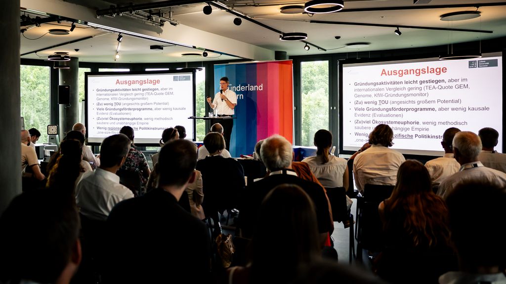 Impressionen des Gründerland Bayern Community Events. 