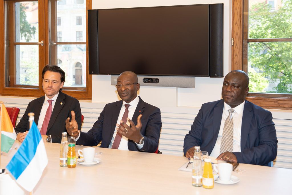 Impressionen Antrittsbesuch des Botschafters der Elfenbeinküste.