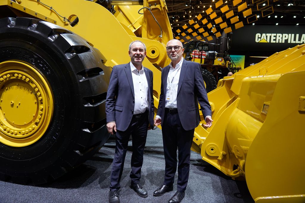 Impressionen des Messerundgangs auf der bauma.