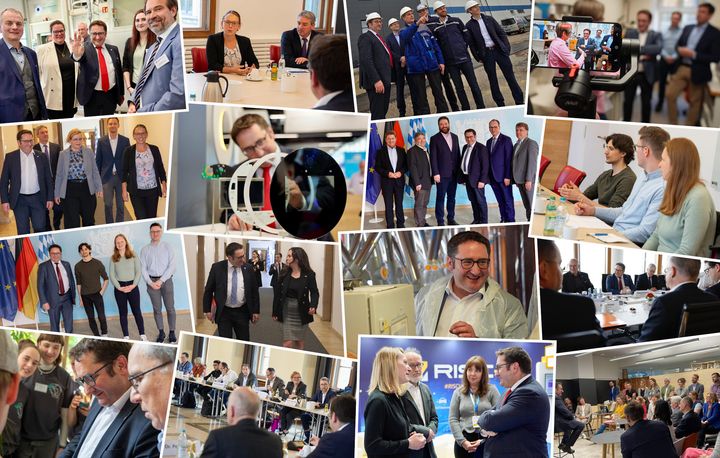 Impressionen der Arbeit von Bayerns Wirtschaftsstaatssekretär Tobias Gotthardt im April, Mai und Juni 2024.