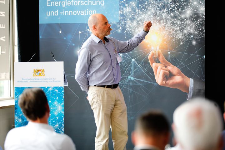 Impressionen vom Tag der Bayerischen Energieforschung und -innovation.