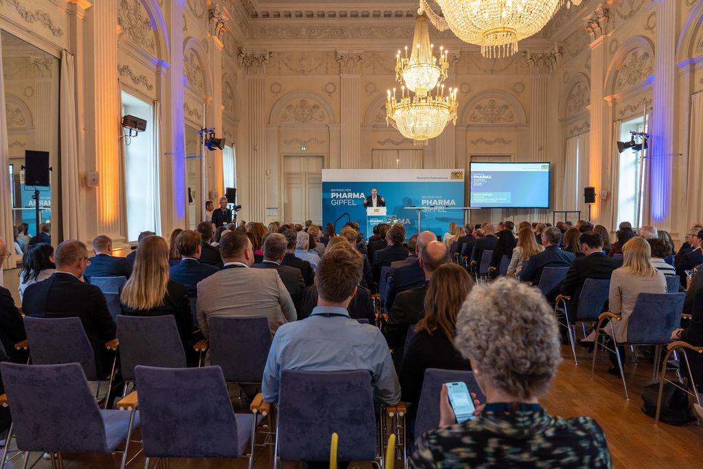 Impressionen des Staatsempfanges zum Bayerischen Pharmagipfel anlässlich des 10-jährigen Jubiläums