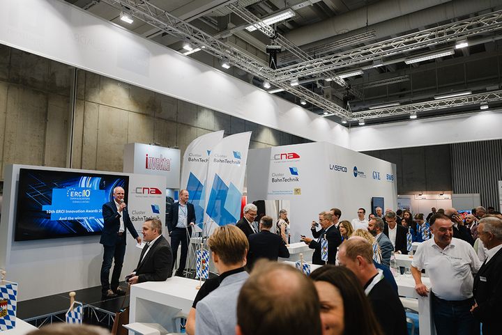 Impressionen des Cluster BahnTechnik auf der InnoTrans 