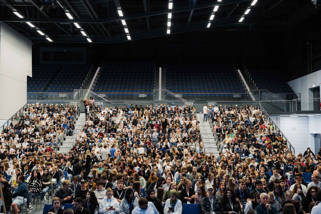 Impressionen der Schülerveranstaltungsreihe „Berufliche Bildung - Zukunft für alle“ in Hof.