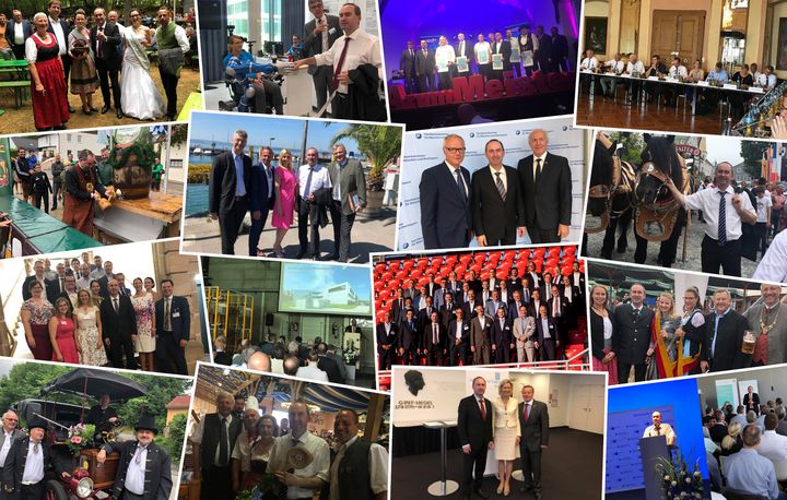 Impressionen der Arbeit von Staatsminister Hubert Aiwanger im Juli 2019