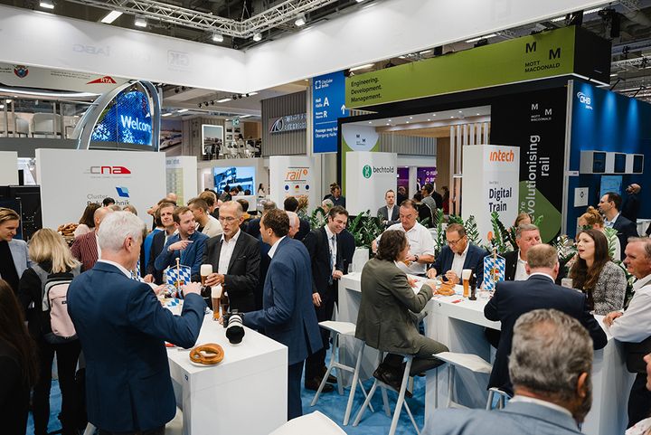 Impressionen des Cluster BahnTechnik auf der InnoTrans 