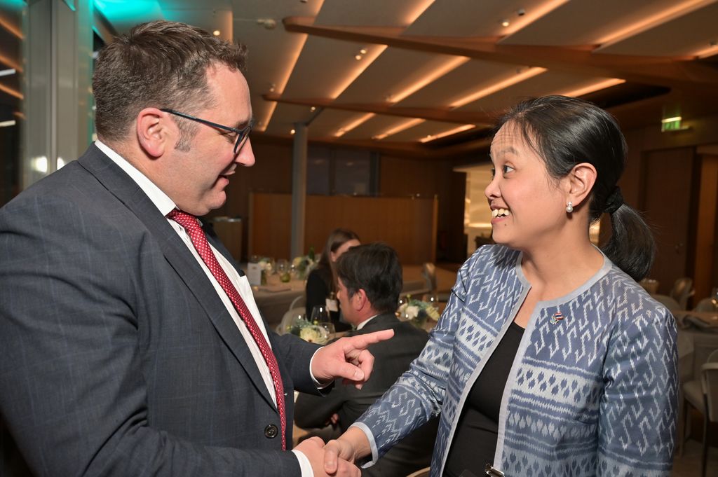 Impressionen des Abendessens mit Konsularischen Korps.