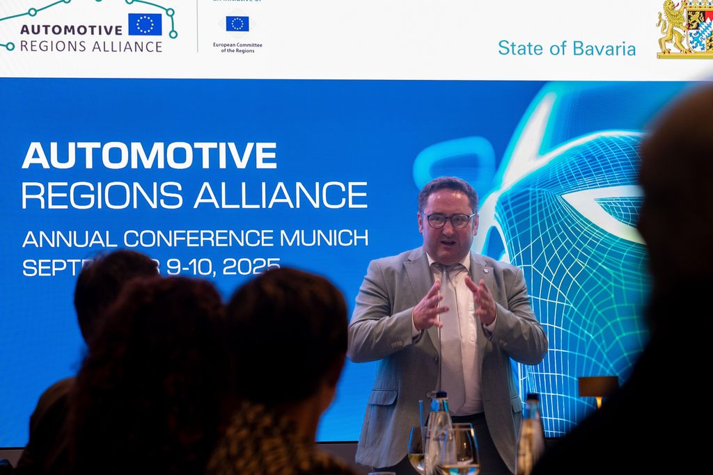 Impressionen des Rundgangs des ARA-Kongress (Automotive Regions Alliance) im Rahmen der IAA Mobility 2025.