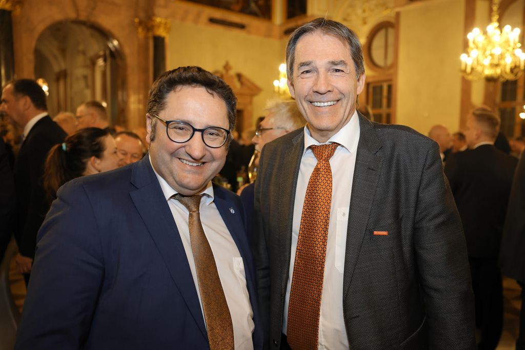 stmwi_25-03-12_057 Tobias Gotthardt (Staatssekretär im Bayerischen Wirtschaftsministeium) lädt am 12.03.2025 anlässlich der Internationalen Handwerksmesse zum Empfang in den Kaisersaal der Residenz München ein.