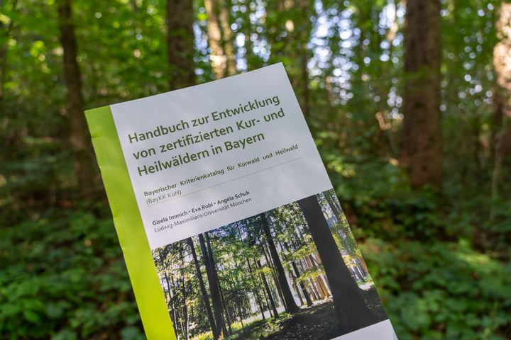 Hubert Aiwanger übergibt das Waldgesundheitszertifikat an 12 Städte und Gemeinden © StMWi/E. Neureuther