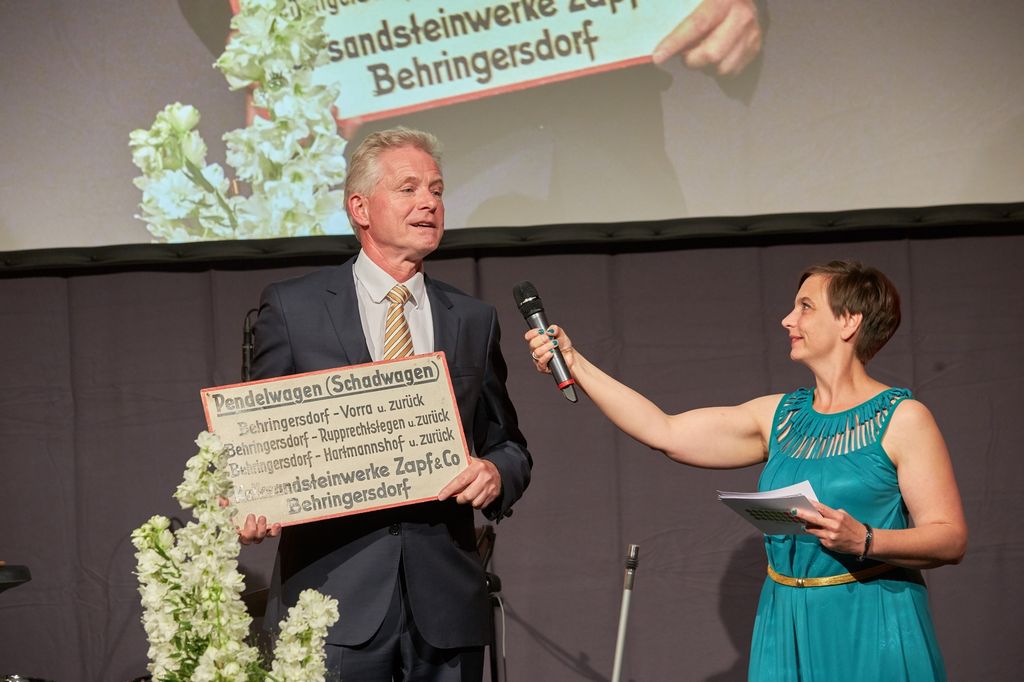 Vorstellung des Landkreisbotschafters Dr. Hannes Zapf, Geschäftsführer Zapf KG/Zapf Daigfuss. © Regionalmanagement Nürnberger Land