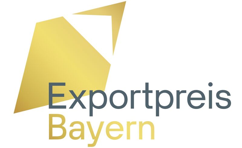 Das Logo des Exportpreis Bayern.