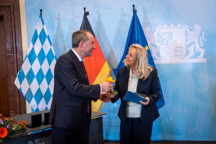 Impressionen der Verleihung der Staatsmedaille für besondere Verdienste um die Bayerische Wirtschaft.