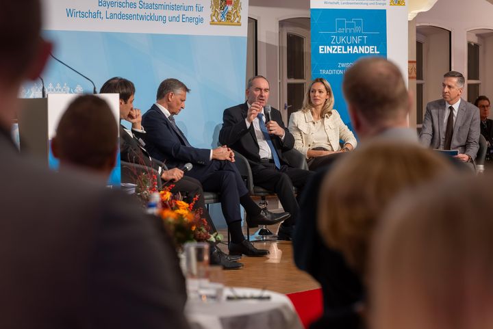 Impressionen des Staatsempfanges „Zukunft Einzelhandel – Zwischen Tradition und Innovation“ in Landshut.