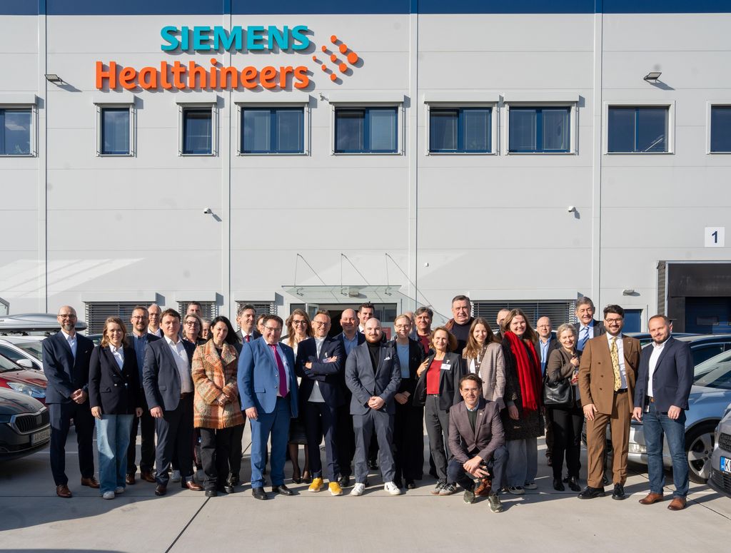 Impressionen vom Unternehmensbesuch bei Siemens Healthineers.