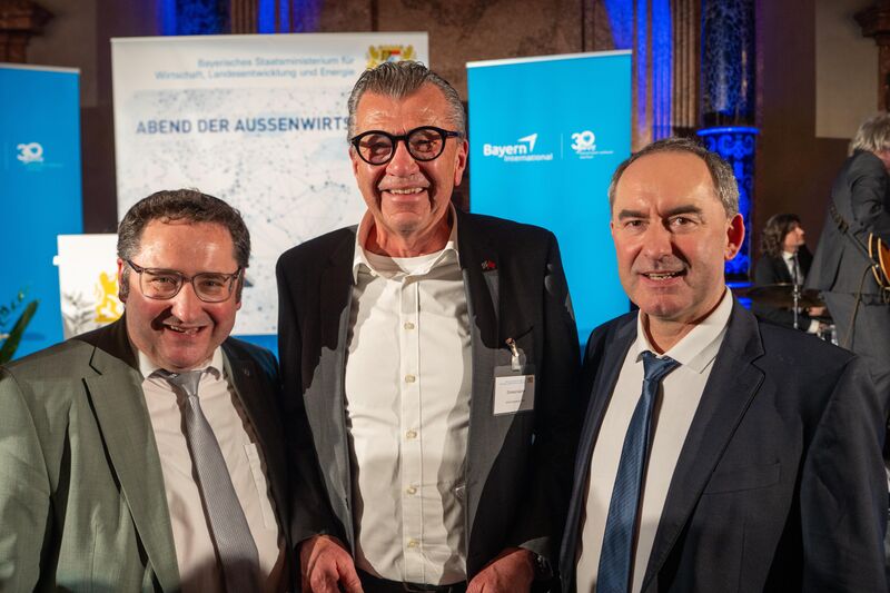 Impressionen des Abends der Außenwirtschaft 2026 in der Residenz München.