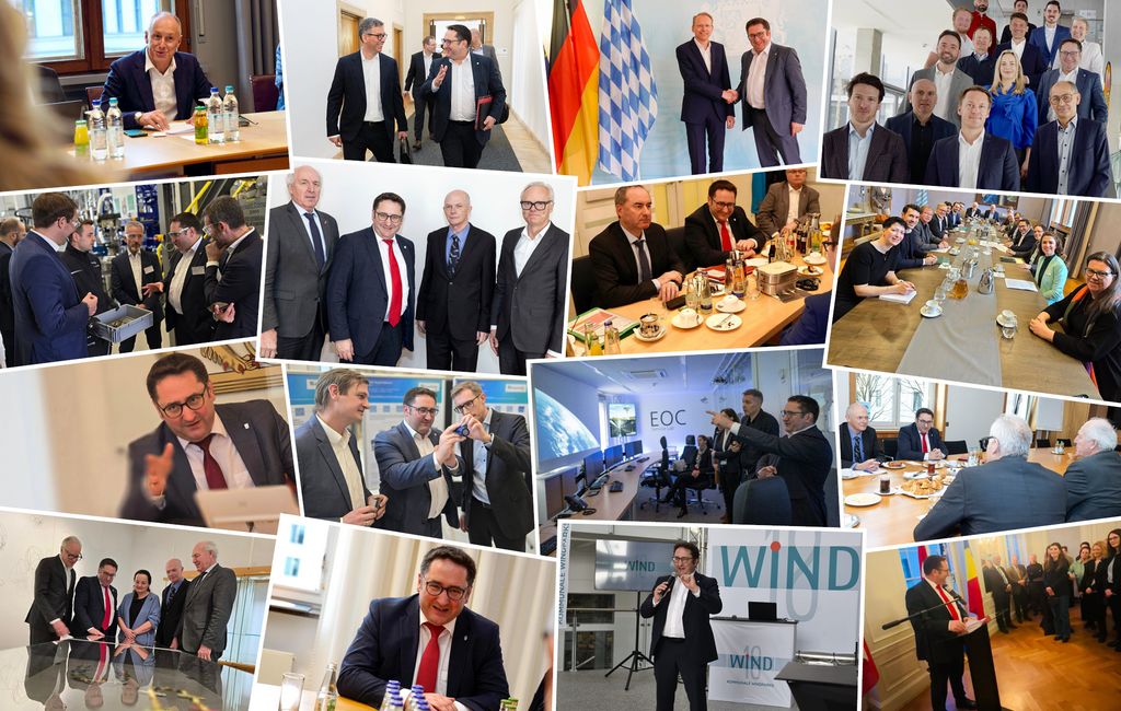 Impressionen der Arbeit von Bayerns Wirtschaftsstaatssekretär Tobias Gotthardt im März 2024.