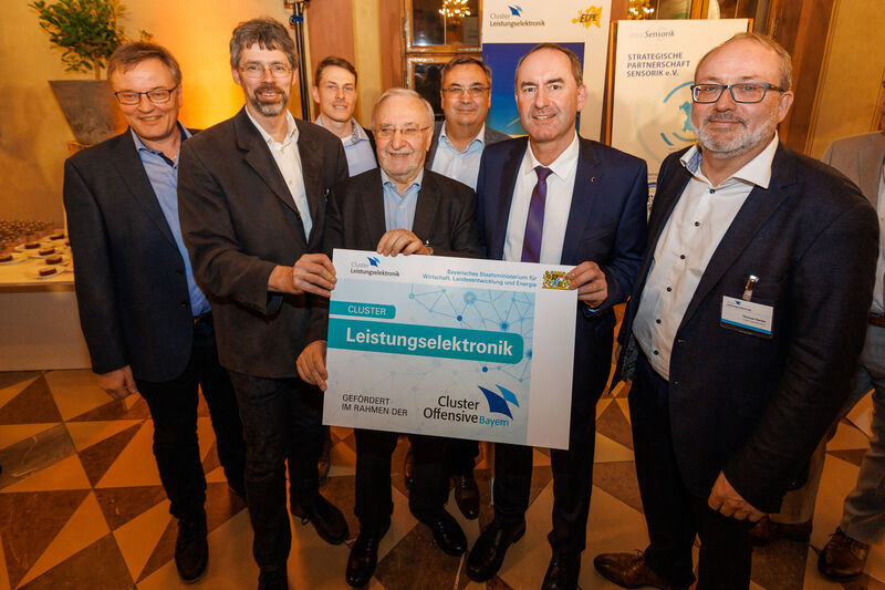 Cluster-Empfang für die Cluster-Offensive Bayern